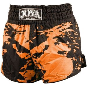 Joya Splash Kickboks broekje - Junior - Zwart met Oranje - XXS