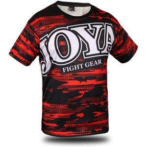 Joya - Camo V2 - Sportshirt - Zwart/Rood - Polyester