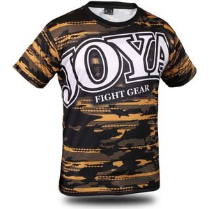 Joya - Camo V2 - Sportshirt - Zwart/Goud - Polyester