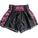 Joya - Camo V2 - Kickboksbroekje - Zwart/Roze