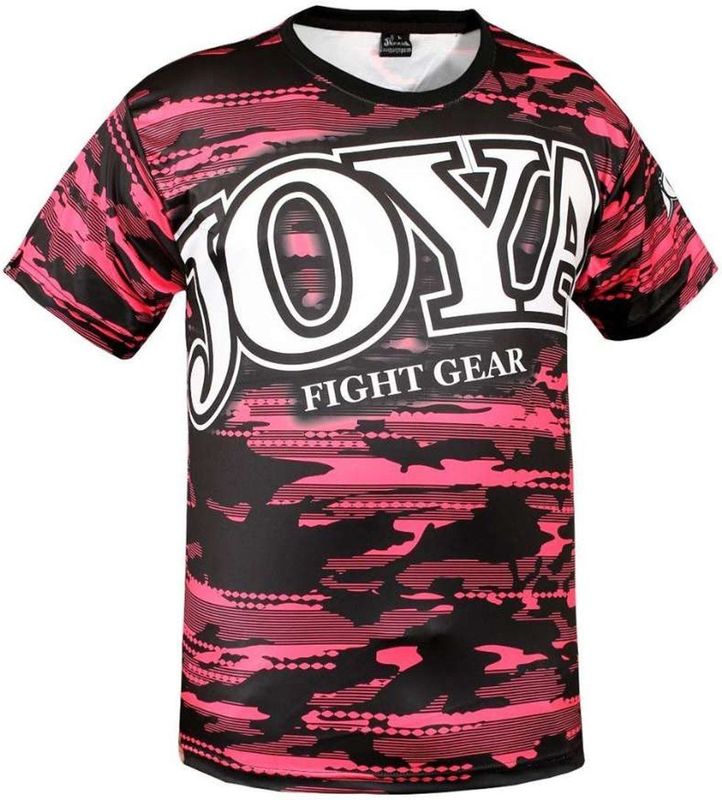 Joya - Camo V2 - Sportshirt - Zwart/Roze - Polyester