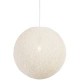 Pendelleuchte im Landhausstil weiße Kugel 45cm - Corda