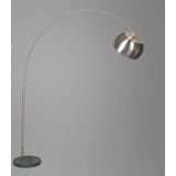 QAZQA Booglamp XXL - Moderne Staande Lamp - Staal - Woonkamer