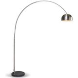 QAZQA Booglamp XXL - Moderne Staande Lamp - Staal - Woonkamer