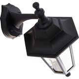 QAZQA new haven - Klassieke Wandlamp voor buiten - 1 lichts - D 212 mm - Zwart - Buitenverlichting