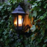 QAZQA new haven - Klassieke Wandlamp voor buiten - 1 lichts - D 212 mm - Zwart - Buitenverlichting