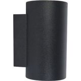 QAZQA sandy Design Wandlamp Up Down voor binnen 2 lichts D Zwart Woonkamer  Slaapkamer  Keuken