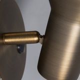 QAZQA Karin - Wandlamp - Brons - 1 Licht - Voor Binnen