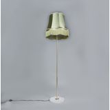 QAZQA kaso - Retro Vloerlamp | Staande Lamp met kap - 1 lichts - H 1750 mm - Groen - Woonkamer | Slaapkamer | Keuken