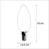 Lampen - Kaarslamp - Warm Wit - Dimbaar - Set van 5