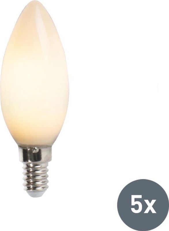 Kaarslamp - LED - Warm Wit - Set van 5 - E14 Fitting