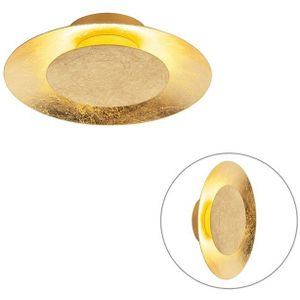 Qazqa - Art Deco Deckenleuchte Gold / Messing inkl. led - So.