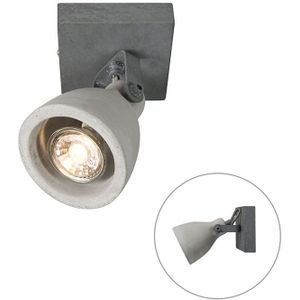 IndustriÃ«le spot grijs beton 1-lichts - Creto