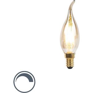 LUEDD E14 dimbare LED filament tipkaarslamp 240V 3W 250 lm