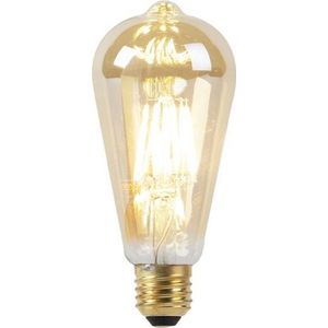 LUEDD E27 LED lamp ST64 dim to warm goud 8W 806 lm 2000-2700K