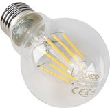 LUEDD Set van 5 dimbare E27 LED lampen helder 7W 806 lm 2700K