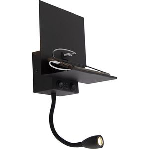 Dimbare wandlamp Carrie met kabel en stekker
