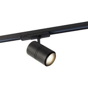 QAZQA Moderne dimbare 3-fase railspot zwart incl. LED 3000K - Ruler 38