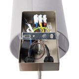 QAZQA stacca - LED Wandlamp voor binnen - 1 lichts - D 200 mm - Staal - Woonkamers-sSlaapkamer