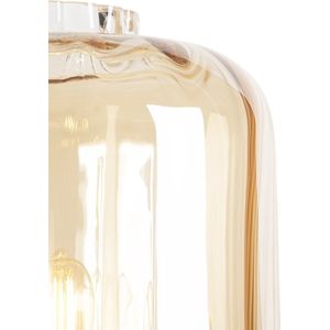 QAZQA qara Design Vloerlamp  Staande Lamp met kap 1 lichts H 1610 Beige Woonkamer  Slaapkamer  Keuken