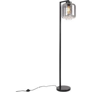 QAZQA qara Design Vloerlamp | Staande Lamp 1 lichts H 1530 Zwart Woonkamer | Slaapkamer | Keuken