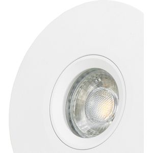 QAZQA Buco Inbouwspot - 1 lichts - Ø 120 mm - Wit - Woonkamer Slaapkamer Keuken