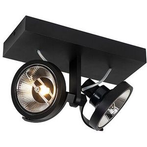 Modernes Spot Black 2-Licht - Master 111