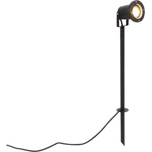 Prikspot zwart 40 cm incl. snoer en stekker IP44 - Basic