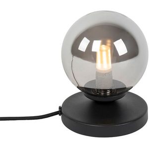 QAZQA athens - Landelijke Tafellamp - 1 lichts - H 130 mm - Zwart - Woonkamer | Slaapkamer | Keuken