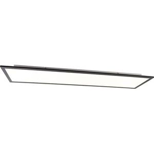 QAZQA liv - Moderne LED paneels-sPlafondlamp - 1 lichts - L 1200 mm - Zwart - Woonkamers-sSlaapkamers-sKeuken