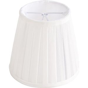 QAZQA plisse - Lampenkap - Ø 12 cm - Crème - Woonkamer | Slaapkamer