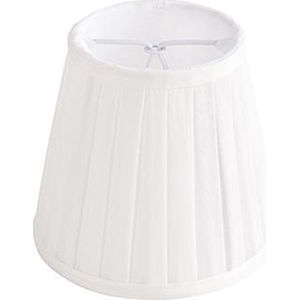 QAZQA plisse - Lampenkap - Ø 12 cm - Crème - Woonkamer | Slaapkamer