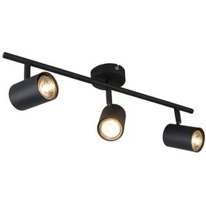 Smart spots zwart kantelbaar incl. WiFi GU10 - Jeana 3
