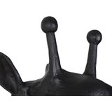 QAZQA Landelijke Wandlamp 1 Licht Zwart