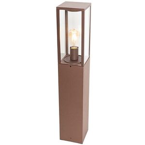 Industriële staande buitenlamp roestbruin 80 cm IP44 - Charlois