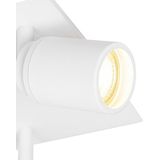 QAZQA ducha - Moderne Plafondspot | Spotje | Opbouwspot voor badkamer - 3 lichts - L 23 cm - Wit -