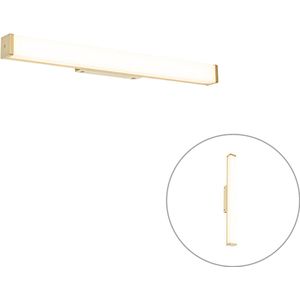 QAZQA cascada - Moderne LED Wandlamp voor binnen voor badkamer - 2 lichts - D 5 cm - Goud/messing -