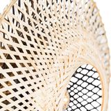 QAZQA rina - Oosterse Wandlamp voor binnen - 1 lichts - D 16.5 cm - Naturel - Woonkamer | Slaapkamer | Keuken