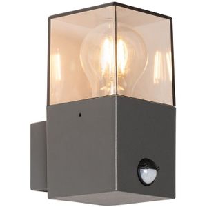 Buiten wandlamp donkergrijs en bewegingsmelder IP44 - Denmark