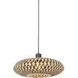 QAZQA Ostrava Hanglamp - 1 Licht - Ø40cm - Zwart