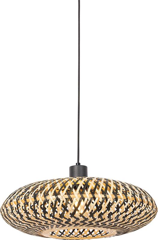 QAZQA Ostrava Hanglamp - 1 Licht - Ø40cm - Zwart