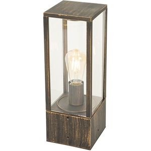 QAZQA - Charlois - Staande Lamp - Goud/Messing - Aluminium - Dimbaar