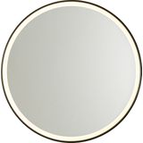 Miral - Badkamerlamp - Zwart - Glas en Aluminium - Inclusief Dimmer