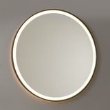 Miral - Badkamerlamp - Zwart - Glas en Aluminium - Inclusief Dimmer