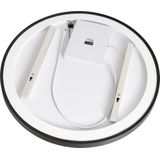 Miral - Badkamerlamp - Zwart - Glas en Aluminium - Inclusief Dimmer