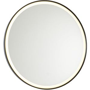 Miral - Badkamerlamp - Zwart - Glas en Aluminium - Inclusief Dimmer