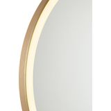 Miral - Badkamerspiegel - Goud - 70 cm - Inclusief LED en Touch Dimmer