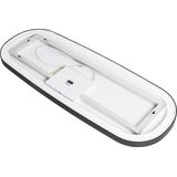 QAZQA Geraldien - LED Dimbare Spiegelverlichting - Zwart - Glas en Aluminium - IP44