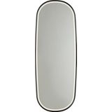 QAZQA Geraldien - LED Dimbare Spiegelverlichting - Zwart - Glas en Aluminium - IP44