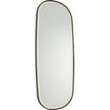 QAZQA Geraldien - LED Dimbare Spiegelverlichting - Zwart - Glas en Aluminium - IP44